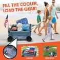thumbnail image 4 of CUDDY Cooler Wagon – Premium Family Wagon and Gear Hauler with Built in 40 QT Cooler, Storage and Cup Holders, 4 of 6