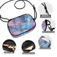 thumbnail image 3 of FORMRS Mini Crossbody Bag for Women Adjustable Rope Shoulder Casual Phone Purse, Pink Marble Pattern, 3 of 7