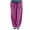 Purple, variant on Women's Pants Cotton And Linen Casual Loose Fitting Solid Color with Pocket Plus Size Save 65% Instantly!