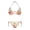 Floral Butterfly Print, variant on Leopard Print Ladies Bikini Swimsuit Set Two Piece Adjustable Tie Side Long-Lasting Bathing Suit Trendy Swimwear for Women Beach