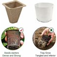 thumbnail image 3 of 10 piezas de maceta de turba Sincero biodegradables con 100 piezas de plástico para etiquetas de plantas, 3 of 5