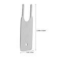 thumbnail image 2 of FOMIYES 10Ud Llave Para De Papel Higiénico En Plástico Plateado Para Fácil Reposición, 2 of 8