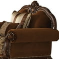 thumbnail image 4 of Acme Furniture Jardena Chair w/2 Pillows, Fabric & Cherry Oak  (50657), 4 of 5