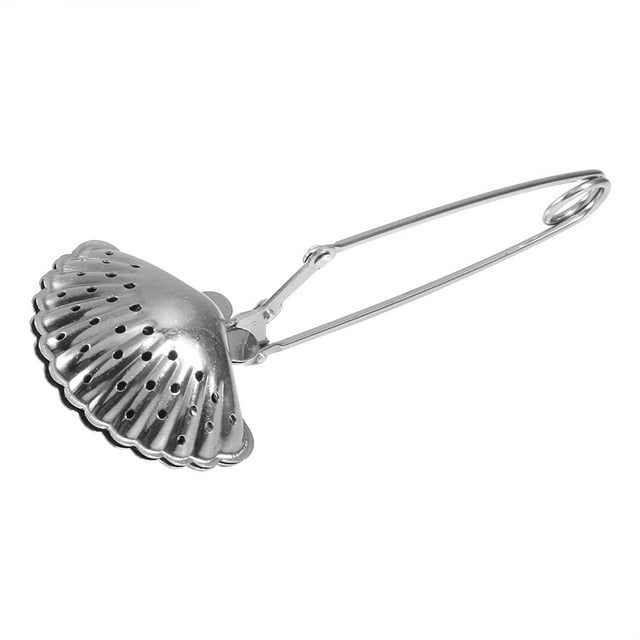 Cergrey Cute Stainless Steel Loose Tea Infuser Leaf Strainer Filter Diffuser Herbal Spice Shell Pincher, tea infusers, loose tea infusers