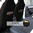 thumbnail image 5 of Uemuo Red Snake Pattern Car Seat Covers for Front Seats Waterproof Seat Covers for Cars, Universal Auto Front Seats Protector Fits for Car-1, 5 of 6