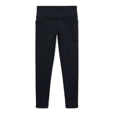 Athletic Works Girls Active Leggings with UPF 30, Sizes 4-18 & Plus