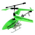 thumbnail image 1 of Series 3CH-777 7.5-Inch Tactical Wireless Indoor RC Gyro Helicopter, Neon Green, 1 of 3