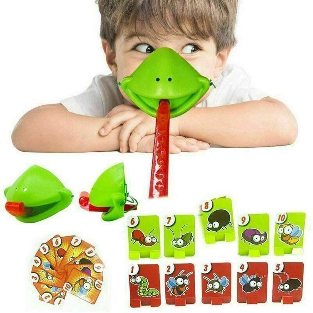 Tic Tac Tongue Chameleon Bug Catch Quick Draw Funny Game Family Kids F4