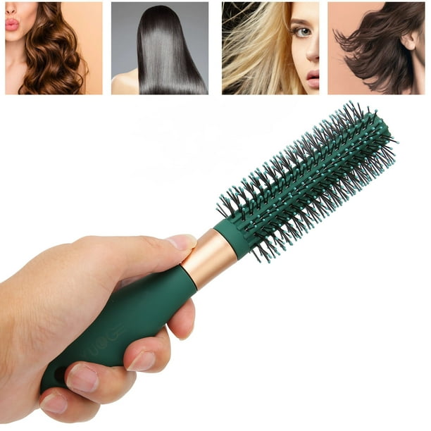 Estink Hair Brush, Comfortable Handle Women Grooming Hair Brush Portable For Salon Round Brush