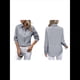 thumbnail image 3 of Camisas con Botones para Mujer, Blusas de Larga, Blusas Casuales Lisas para Oficina y Trabajo Gris XL, 3 of 7