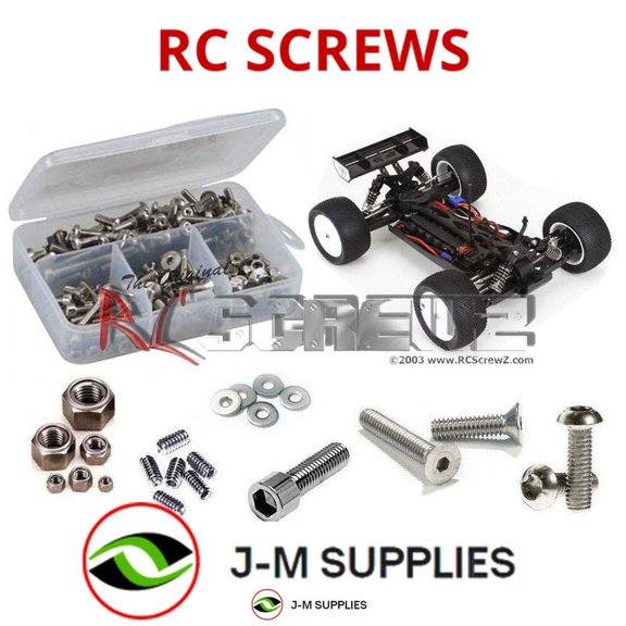 RCScrewZ Stainless Steel Screw Kit los077 for Losi Mini 8ight-T RTR RC Car | SET