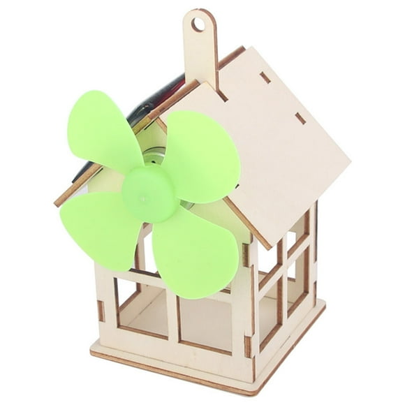 Visland Solar Power Toy Kid-safe Teamwork Ability Wood Educational Projects Solar Kit for Family