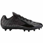 NEW Mens Under Armour Nitro Low MC Football Cleats Black/Charcoal Size 9 M