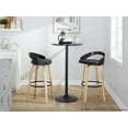 thumbnail image 3 of Grotto 30" Fixed-Height Bar Stool, Bar Chairs, Swivel Bar Stools, Bar Stools Set of 2, 3 of 6