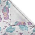 thumbnail image 6 of Ambesonne Mermaid Valance & Curtain, Underwater Fantasy Swimming, 55"x24", Lilac Pale Blue and White, 6 of 7