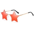 thumbnail image 5 of Gafas de sol sin marco con forma de estrella de cinco puntas, gafas de sol marinas coloridas personalizadas, 5 of 5
