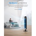 thumbnail image 3 of HONEYW HYF260BV2 QuietSet Oscillating Electric Tower Stand Fan (Black), 3 of 5