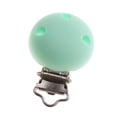 thumbnail image 1 of Chupete de bebés CUTICAT Clips para chupete Pezón de Seguridad Simulado verde Porta-clips de madera para chupete, 1 of 8