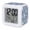Dusty Blue, White, Indigo, variant on Dark Blue Starfish Coastal Digital Alarm Clock for Bedrooms,Smart LED Alarm Clock with 7 Color Changing Night Light,Summer Beach Nautical Sea Ocean Silent Wake Up Clocks for Sleep Study 3.2"x3.2"
