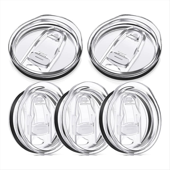 20 Oz Skinny Replacement Lids Tumbler Plastic Splash Covers Spill Proof