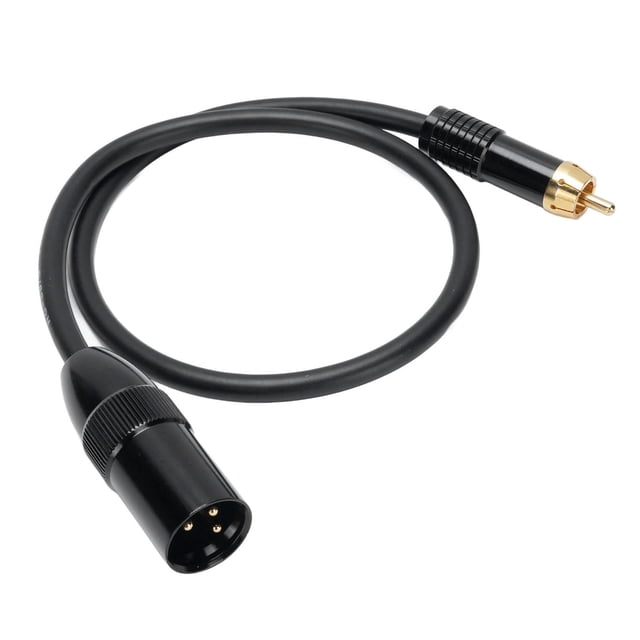Cable XLR Macho A AV, Conector Chapado En Oro Con Núcleo De Cobre, Cable XLR De 3 Pines A AV Para Reproductor De CD