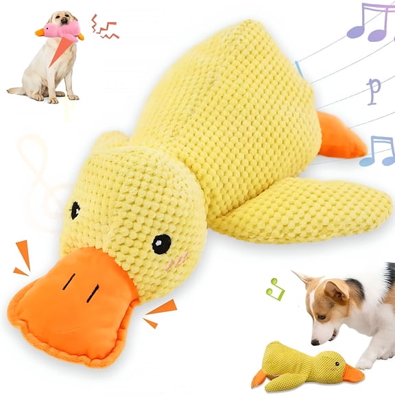 BESTSKY Upgraded Dog Toys for Aggressive Chewers,Duck Dog Toys for Large Dogs,Puppy Toys Indestructible for Large Medium Small Dogs