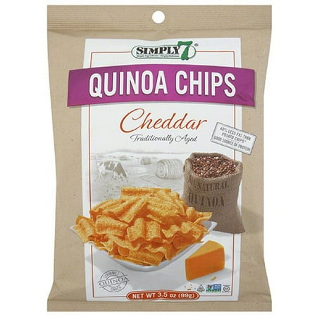 Simply 7 Cheddar Quinoa Chips, 3.5 Oz, (