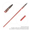 thumbnail image 2 of Watercolor Paint Brush Squirrel Hair Tip Red Handle Hand Tie Iron Circle Acrylic Artist SupplyRed No. 0, 2 of 4