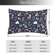 thumbnail image 2 of Salouo Animals And Wildflowers Pattern Pillow Cases,1PC Pillow Covers with Envelope Closure Decorative Pillow Case for Bed Couch,Pillows Not Included-16"x24", 2 of 6
