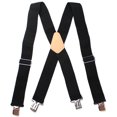 thumbnail image 4 of Mens Suspenders 2" Wide Adjustable and Elastic Braces X Shape with Very Strong Clips - Heavy Duty, 4 of 5