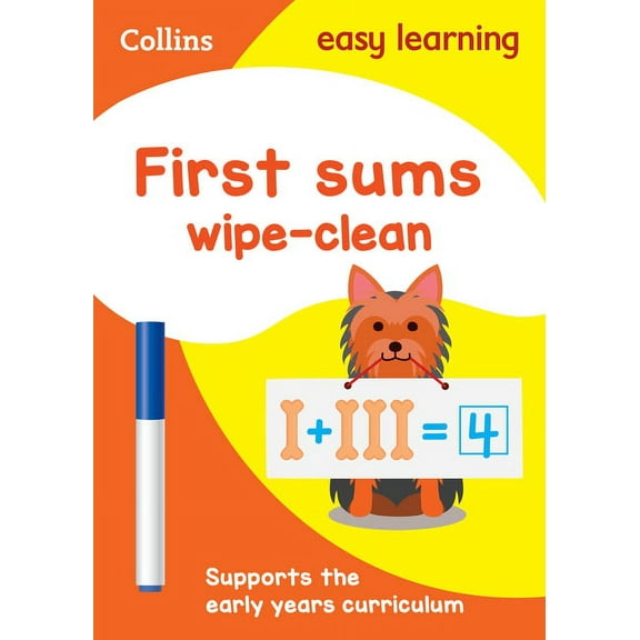 Collins Easy Learning Preschool: First Sums: Wipe-Clean Activity Book (Multiple copy pack)