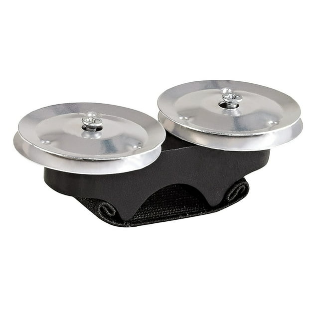 Pandereta Finger Jingle Pandereta para cajones Bongos Djembes Congas Tambores de mano Percusión Música de acompañamiento Tomshoo Pandereta