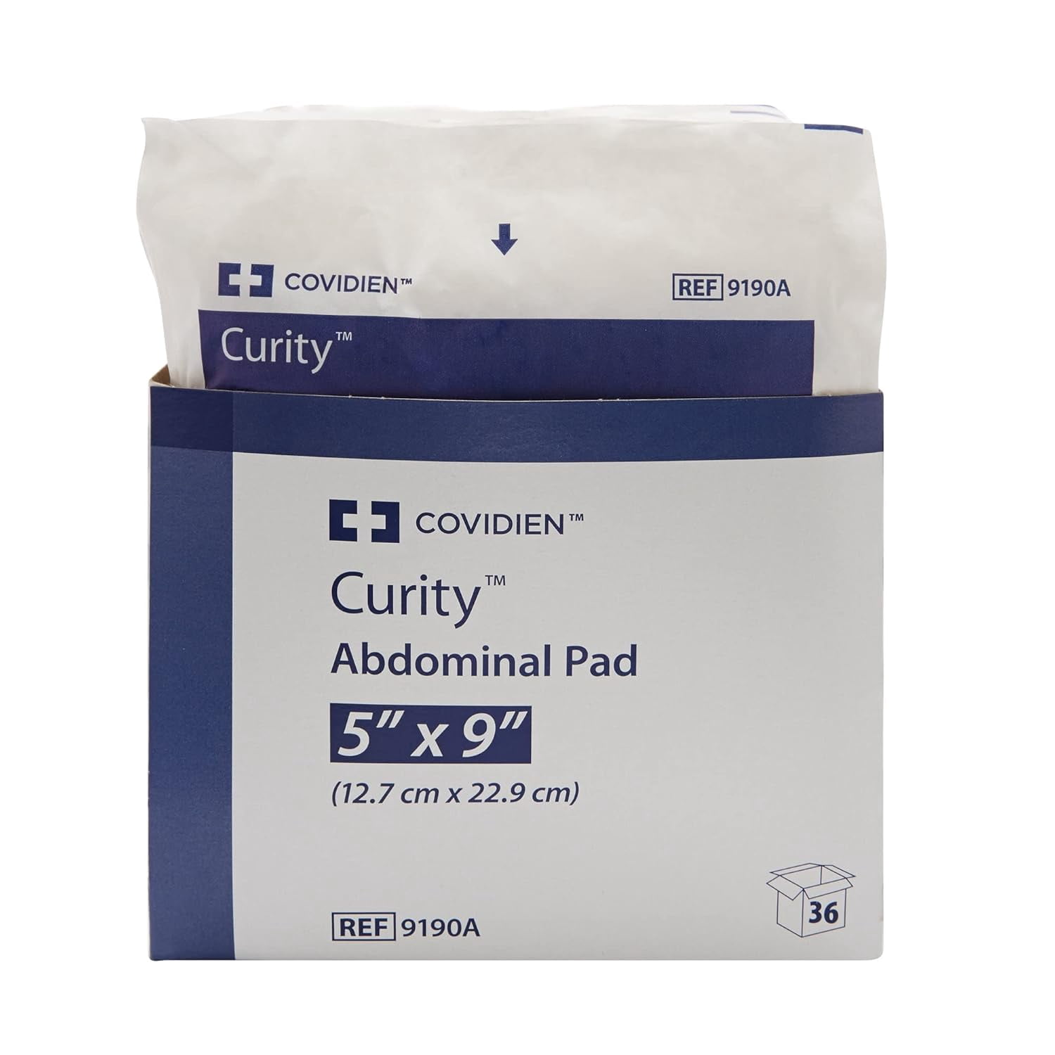 Kendall Tendersorb Wet Pruf Barrier Abdominal Gauze Pads #9190A, 36 Ea