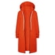 thumbnail image 5 of Abrigos y chaquetas casuales con capucha de manga larga para mujer, abrigos holgados de manga larga con abertura frontal, abrigos sólidos con cremallera, blusas con bolsillos, abrigos para mujer, 5 of 6