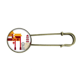 thumbnail image 1 of La arquitectura de piedra de China Patron de Leon EsES Broche De Broche De Metal Antiguo Unbranded M, 1 of 3