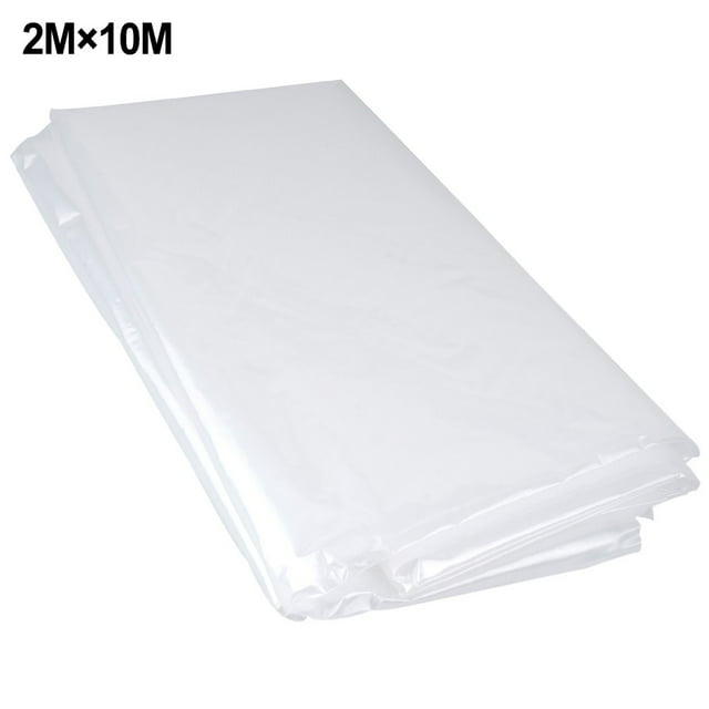 Clear Polythene Plastic Sheeting Garden DIY Material Cover For Greenhouse Roof