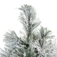 thumbnail image 3 of Flocked Black Spruce Artificial Christmas Tree - Unlit 4.5 Foot, 3 of 5