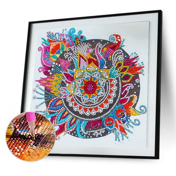 Cuadros Decorativos 5D DIY Mandala flor parte especial en forma de taladro diamante pintura arte decoración del hogar Ehuebsd Nuevos Originales