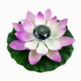 thumbnail image 1 of Pool Light Flower Shape Solar Power Decoration Light Garden Light Waterproof Decoration Landscape Lamp, Purple, 1 of 7