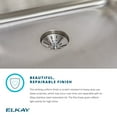 thumbnail image 2 of Elkay LRAD172055MR2 Ltertone Classic Stainless Steel 17" x 20" x 5-1/2", MR2-Hole Single Bowl Drop-in ADA Kitchen Sink, 2 of 5