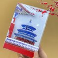 thumbnail image 1 of Apmemiss Clearance Tian Tan Snow Souvenir Magnetic Pendant Flowing Sand Refrigerator Sticker, 1 of 9