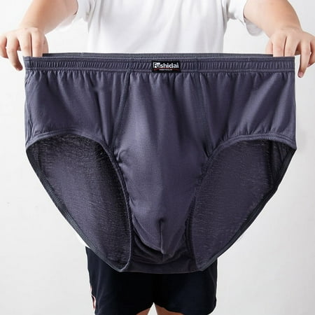 New & Trending  Men s High Waisted Underwear  Cotton Plus Size  Comfortable Fit  Breathable  All-Day Wear  Everyday Comfort  Plus Size Womens Clothing | Dark Gray XL | Sopatenor