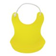 thumbnail image 6 of Visland 1/2 PCS Waterproof Soft Silicone Baby Bibs,Easy Clean With Big Roll Up Pocket, 6 of 8