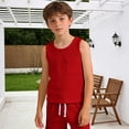 thumbnail image 4 of MEZZALL T-Shirts Boys Tank Tops Sleeveless Crew Neck Undershirts Kids Basic Tank T Shirts With Pockets Casual Athletic Tee Breathable Dailywear, 4 of 4