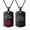 Black-Type2, variant on Personalized Medical Alert Necklace for Men Women Engraved Stainless Steel Medical ID Pendant Necklace Custom Life Alert Medical Jewelry