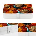 thumbnail image 4 of Thanksgiving Portable PU Leather Necklace Organizer Box with Removable Compartment, Earring Holder, and Jewelry Display, 4 of 6