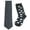 Black, variant on Scott Allan Men's Tie and Polka Dot Dress Sock Set
