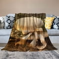 thumbnail image 2 of Chilfamy Whimsical Tree Stump Cozy Throw Blanket for Bedroom Living Rooms Sofa Couch All Seasons Lightweight Soft Blanket, 2 of 6