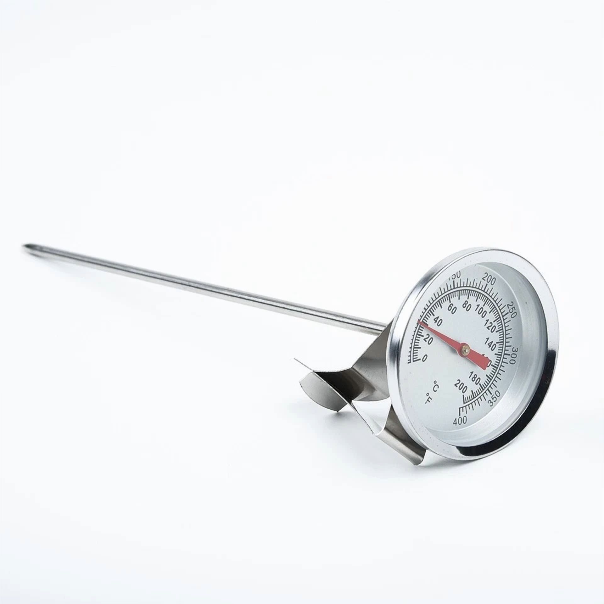 Stainless Steel Back Pizza Grill Oven Thermometer 200??C For Baking Tools Silver