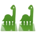 thumbnail image 1 of 1 Pair Metal Dinosaur Shaped Bookends Book Support Stand Desk Book Organizer, 1 of 9